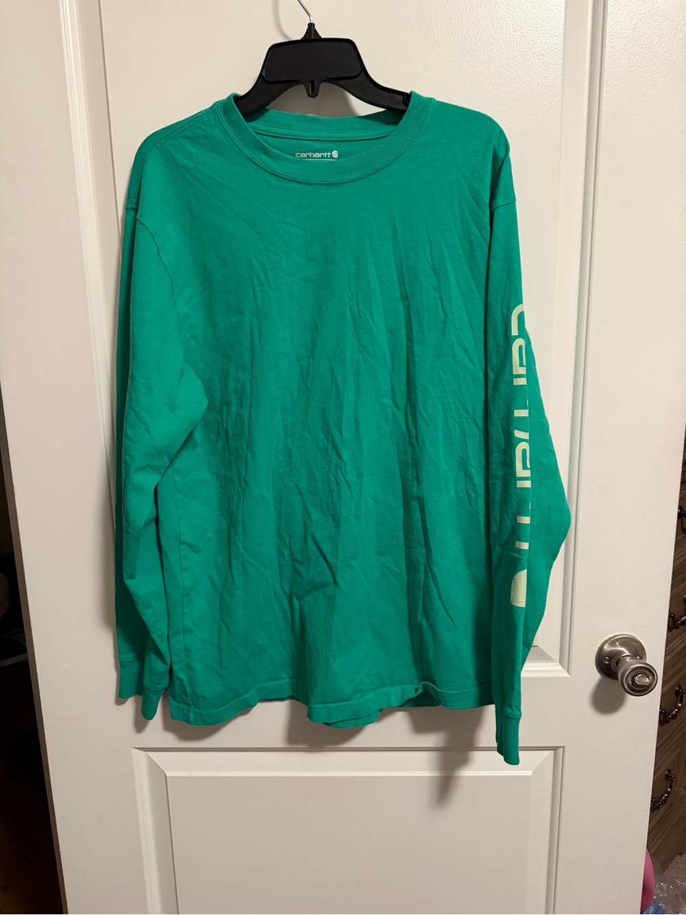 Carhartt Kids Long-Sleeve Logo Tee - Teal